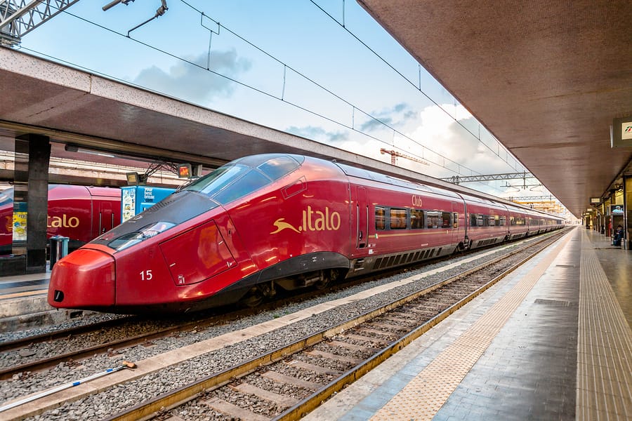 high speed train in italy